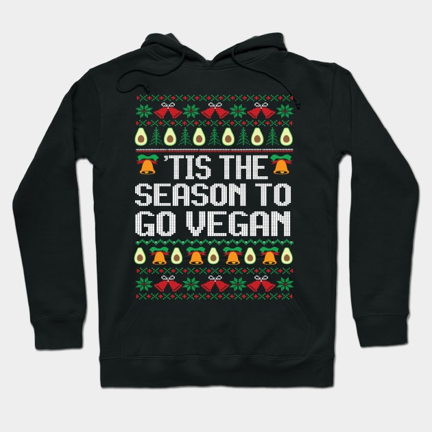 'Tis the season to go vegan Hoodie by V-Edgy